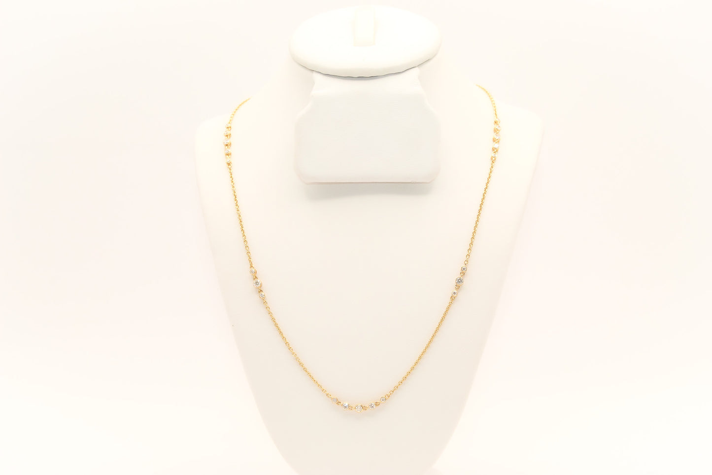 18K Gold Diamond Necklace