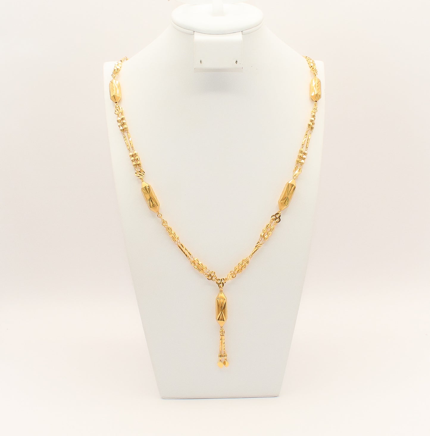 21K Gold Masbaha Necklace