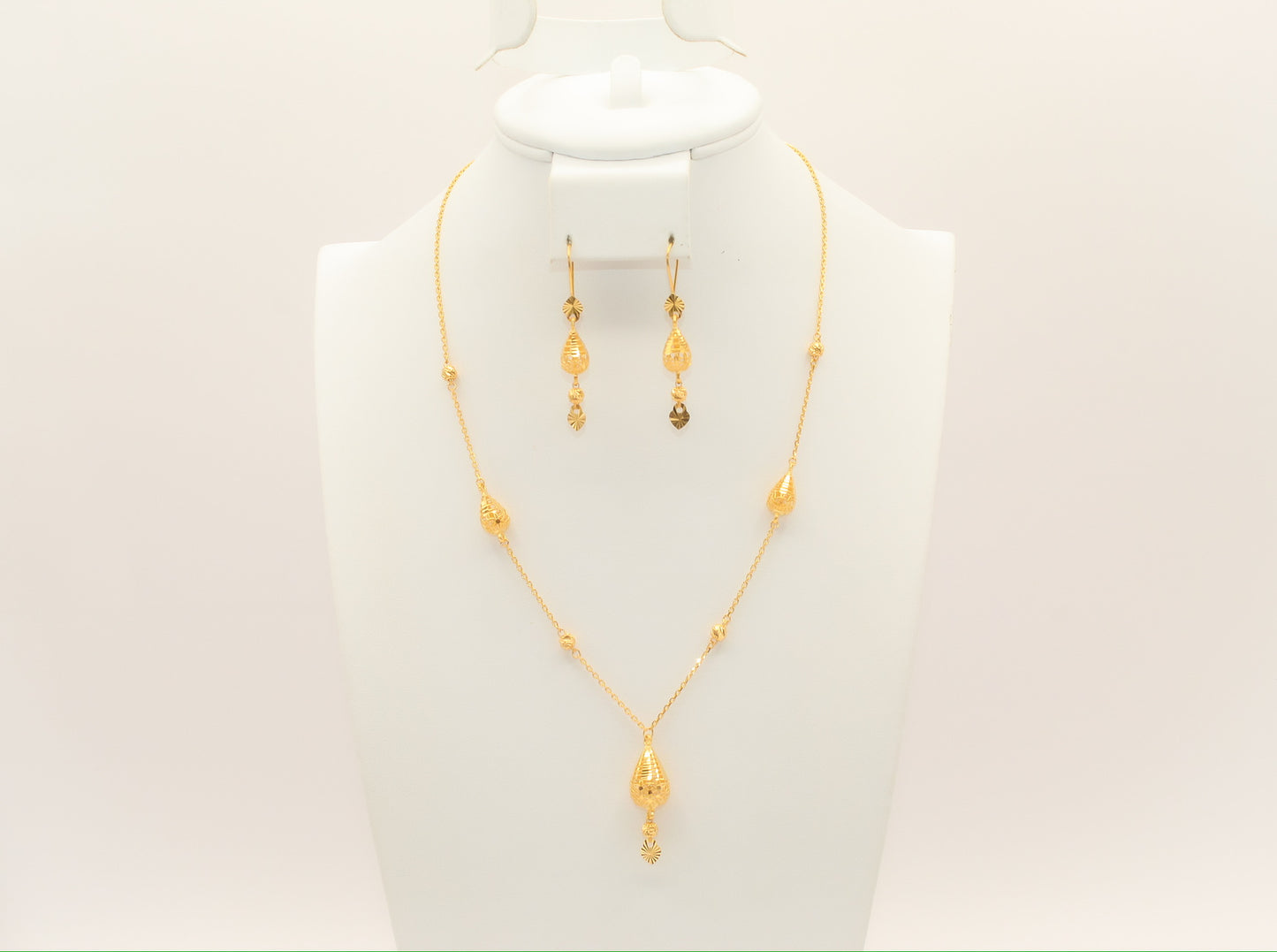 21K Gold Simple Half Set