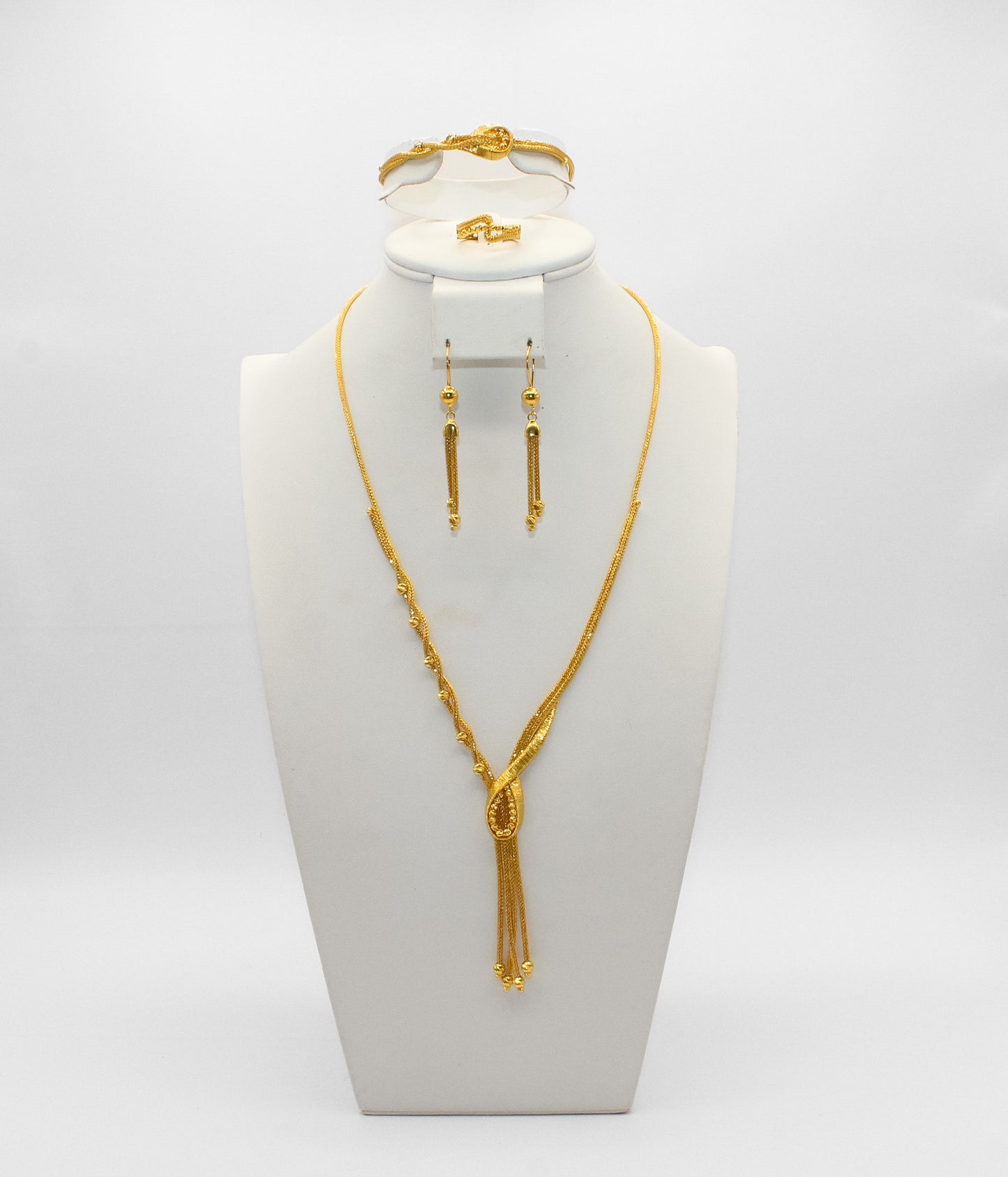 21K Gold Delicate Bridal Set