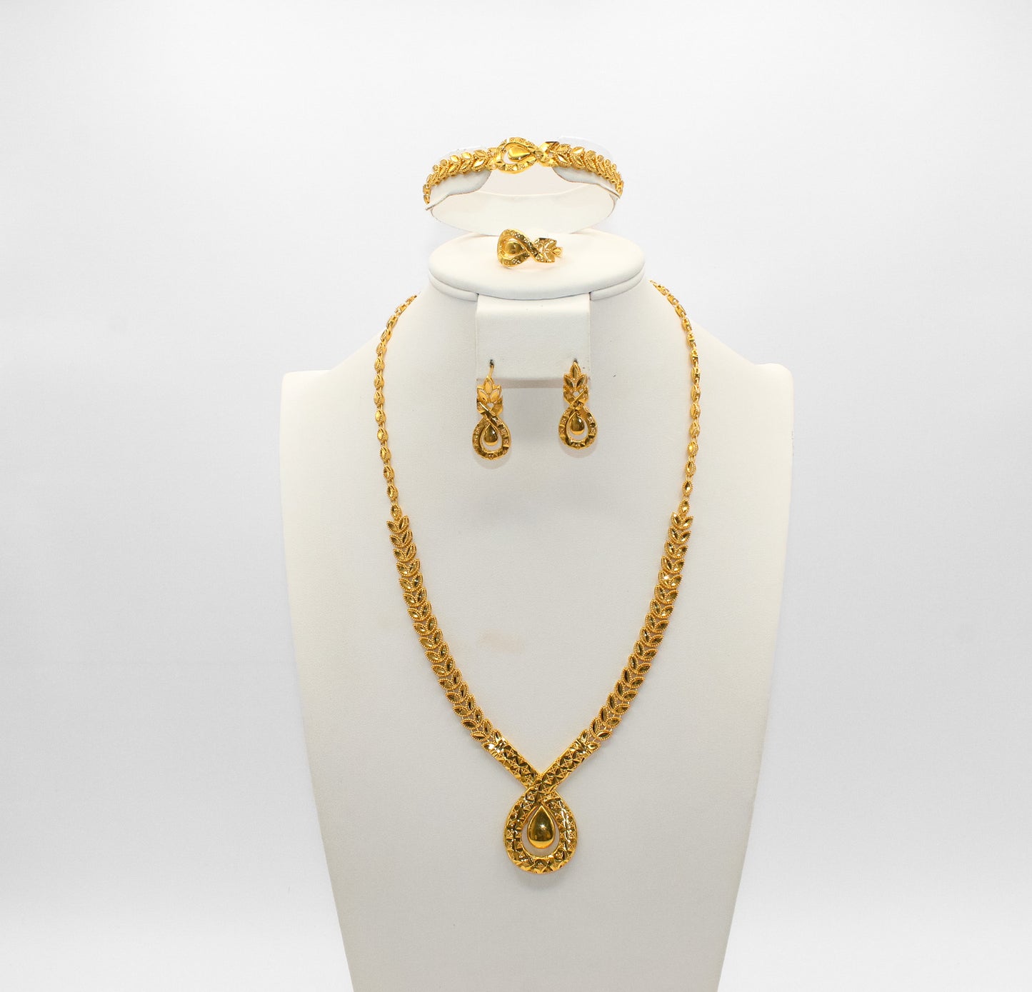 21K Gold Engagement Set