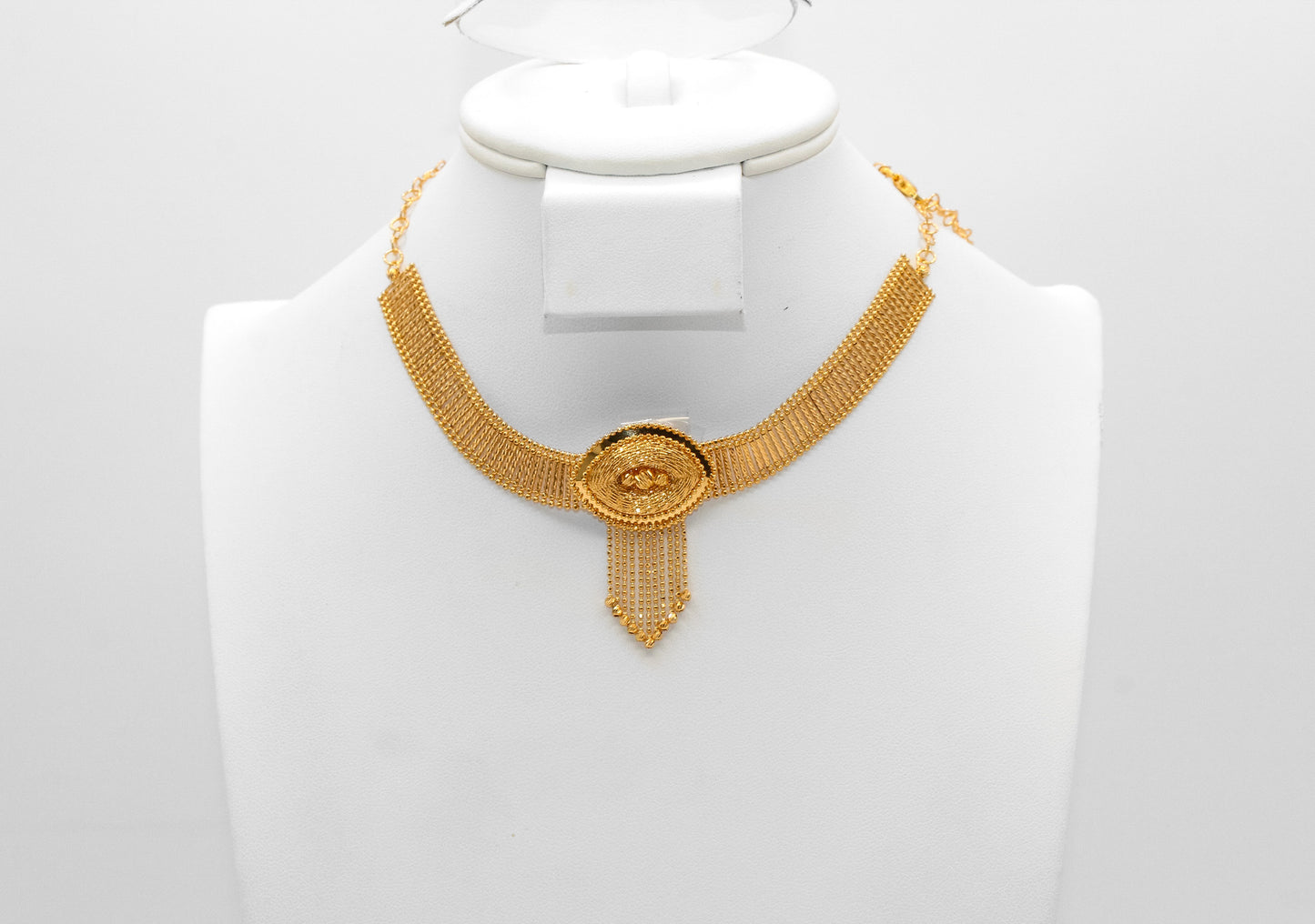 21K Gold Khaliji Fancy Choker