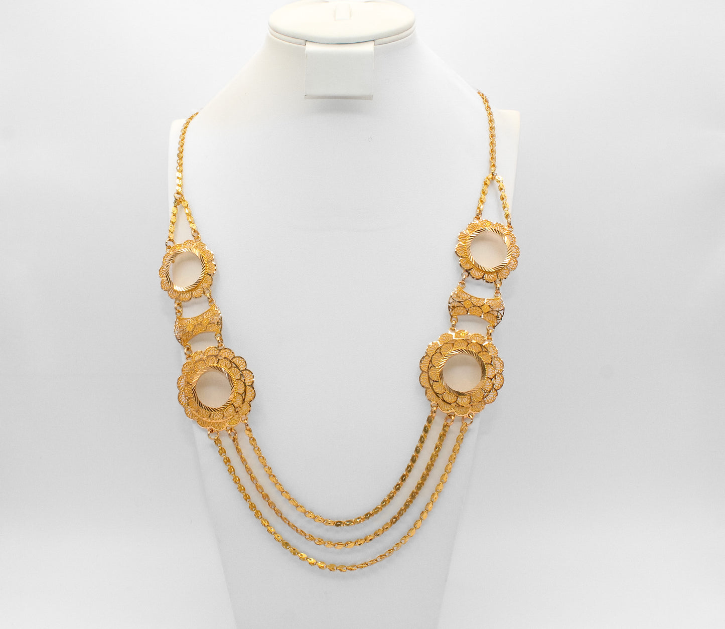 21K Gold Layered Coin Necklace
