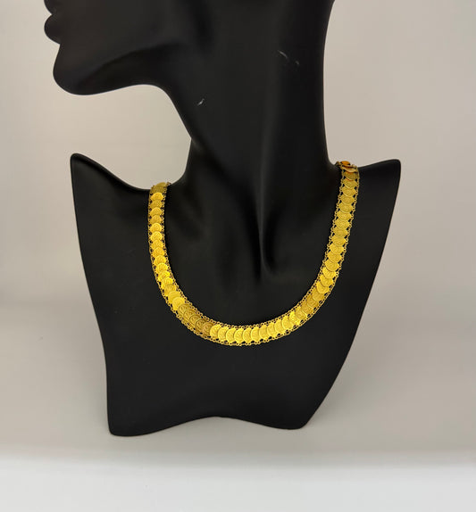 21K Gold Coin Necklace