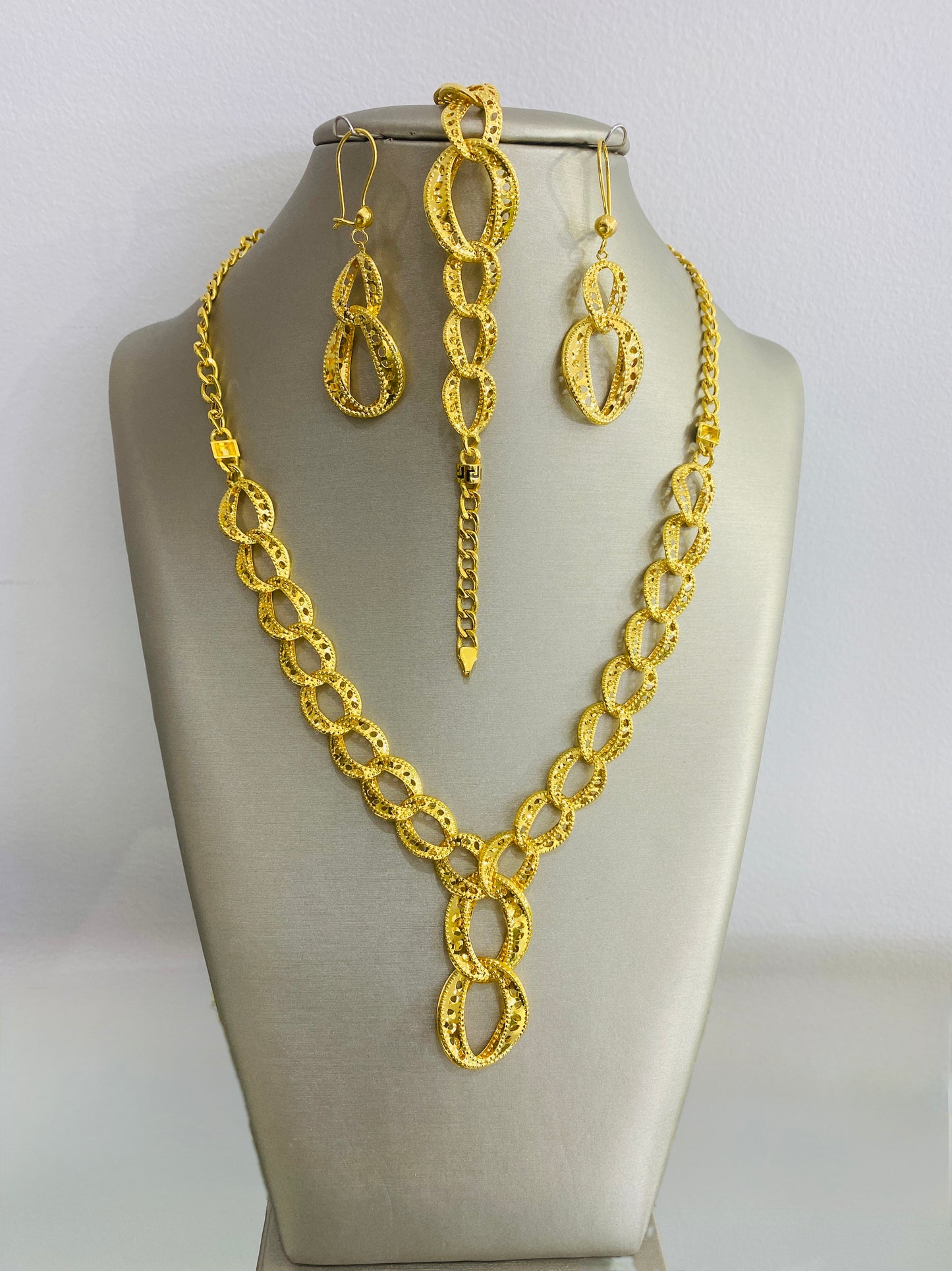 21K Gold Link Set