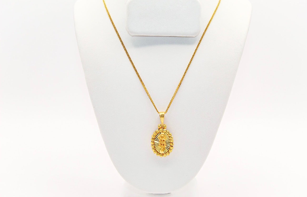 21K Gold Himo Pendant