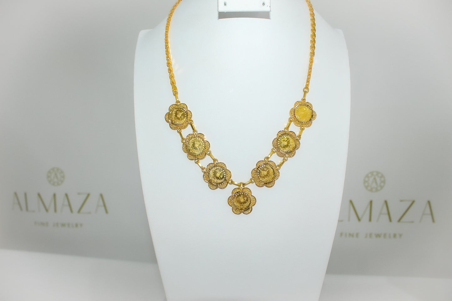 21K Gold Coin Necklace