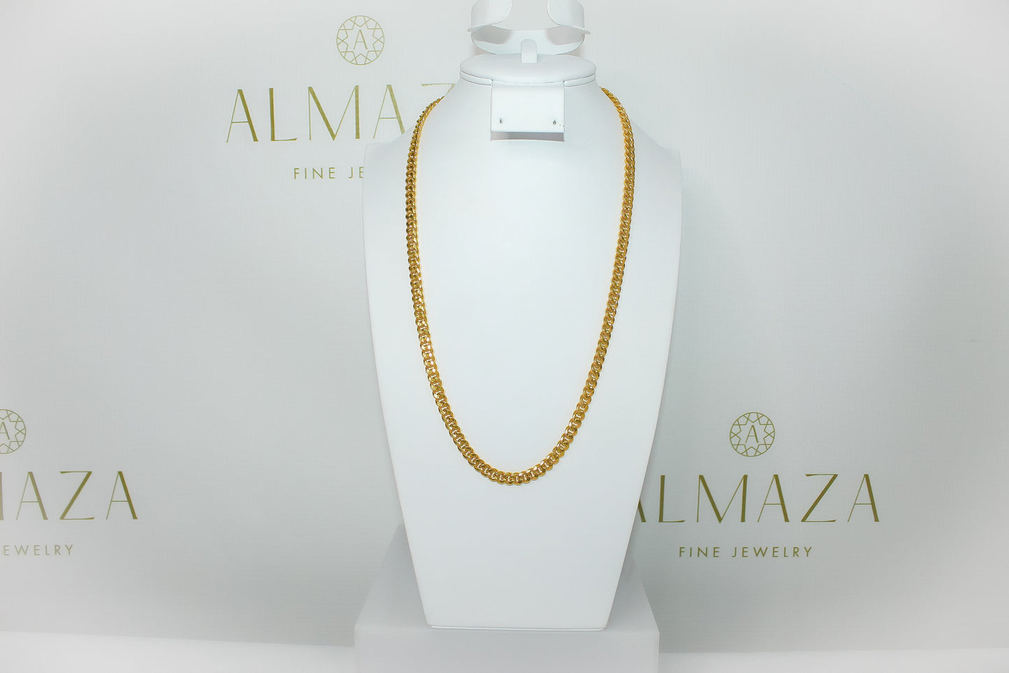 21K Gold Cuban Link Chain