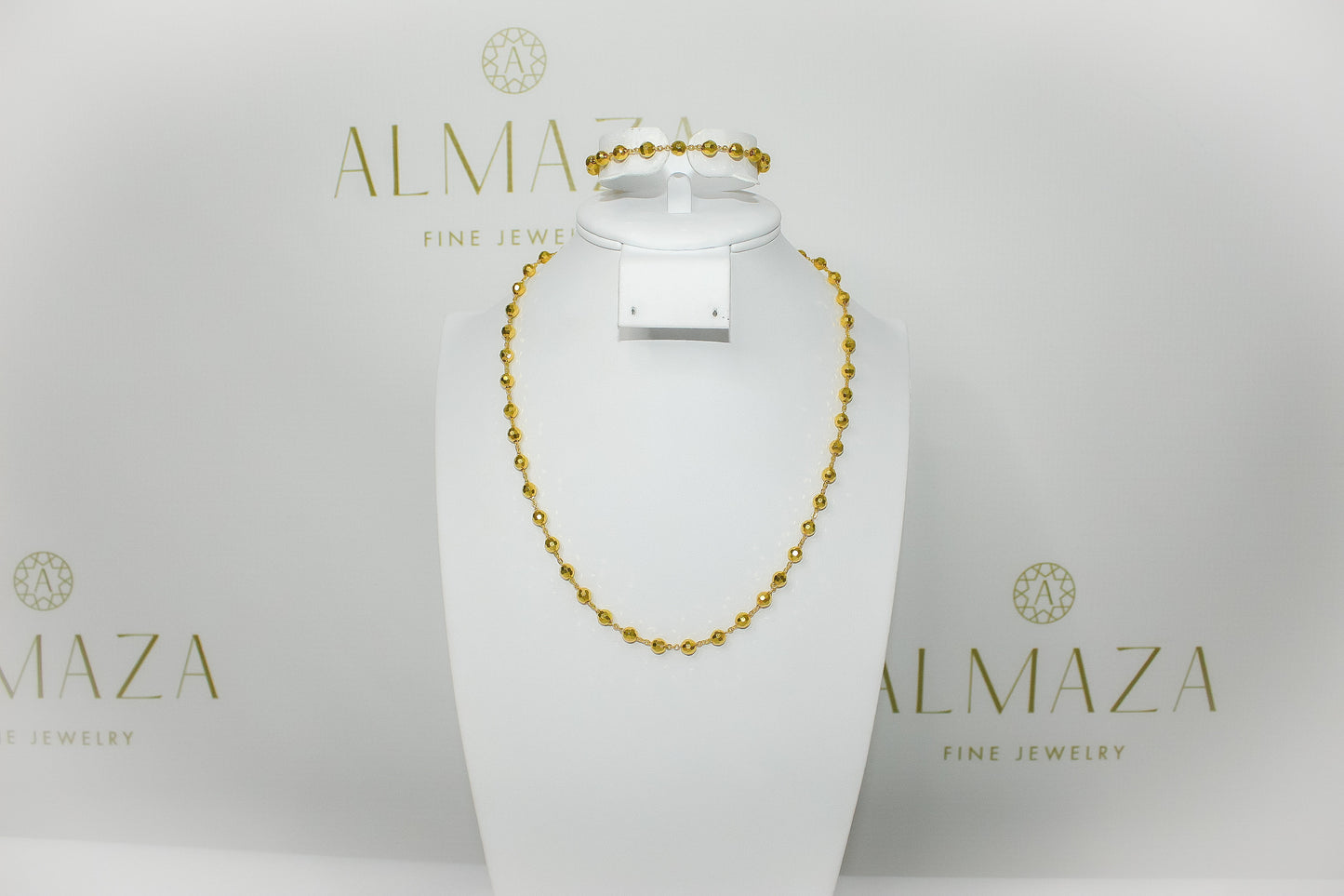 21K Gold Bead Set
