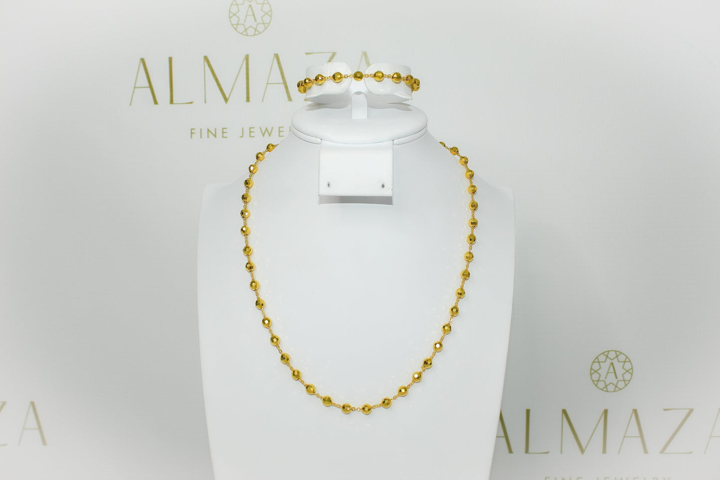21K Gold Bead Set