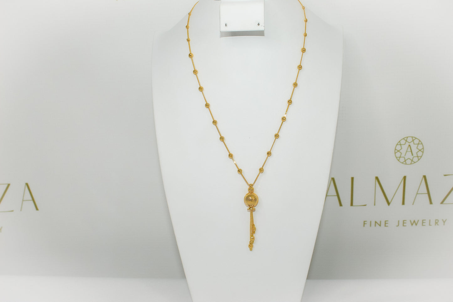 21K Gold Simple Necklace