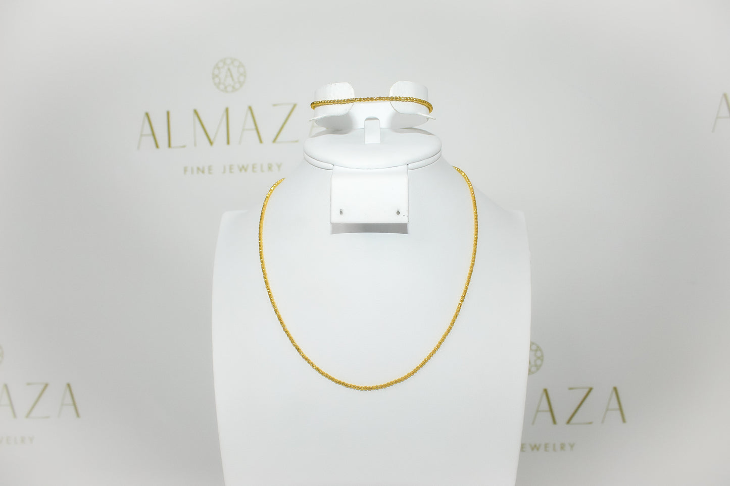 21K Gold Delicate Half Set