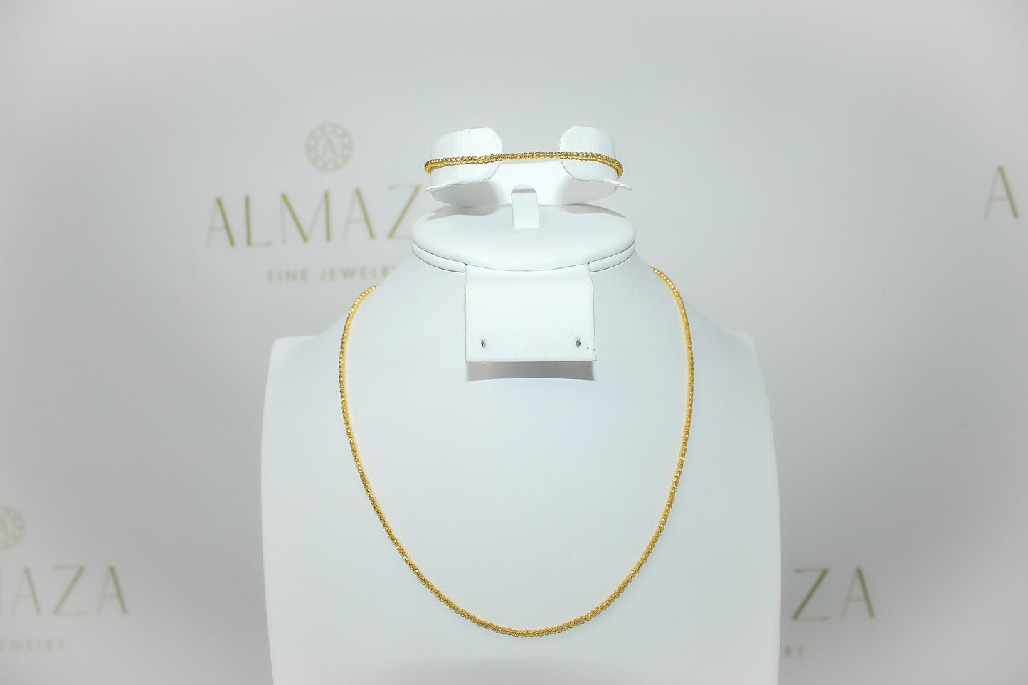 21K Gold Delicate Half Set