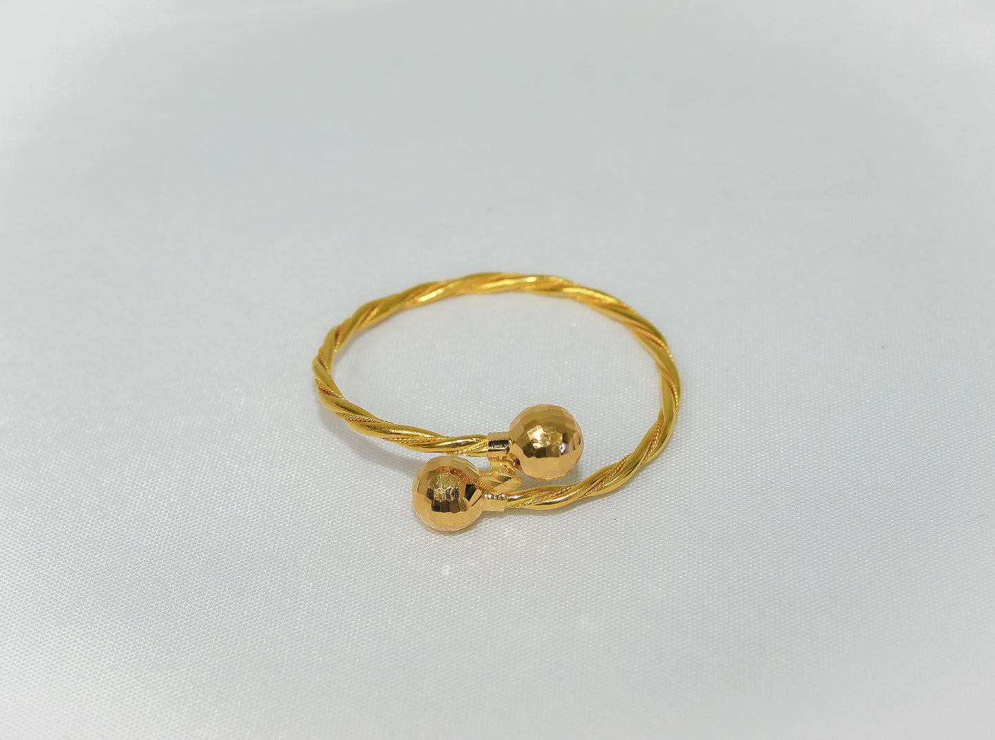 21K Gold Kids Twist Bangle