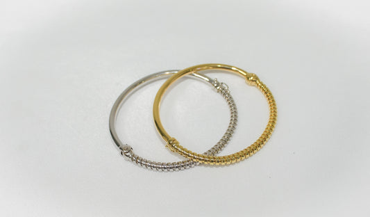 18K Gold Himo Bangle Bracelet