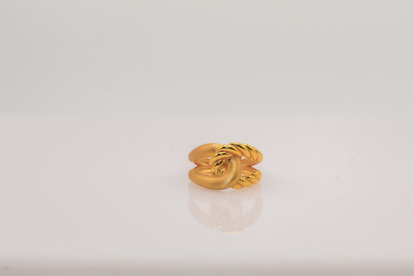 21K Gold Twist Ring