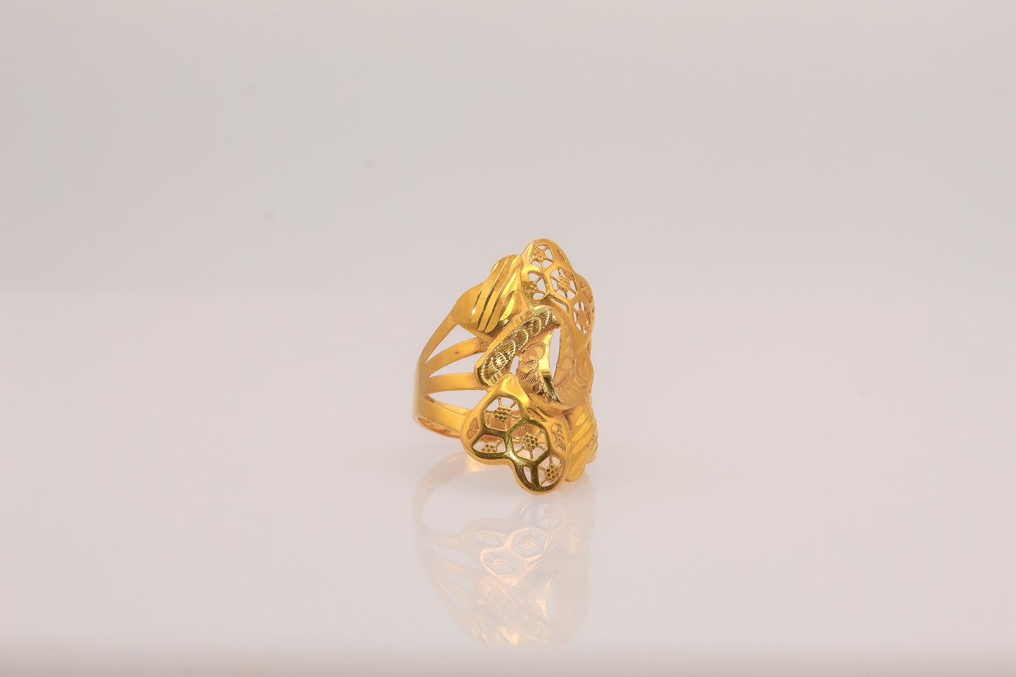 21K Gold Oblong Ring