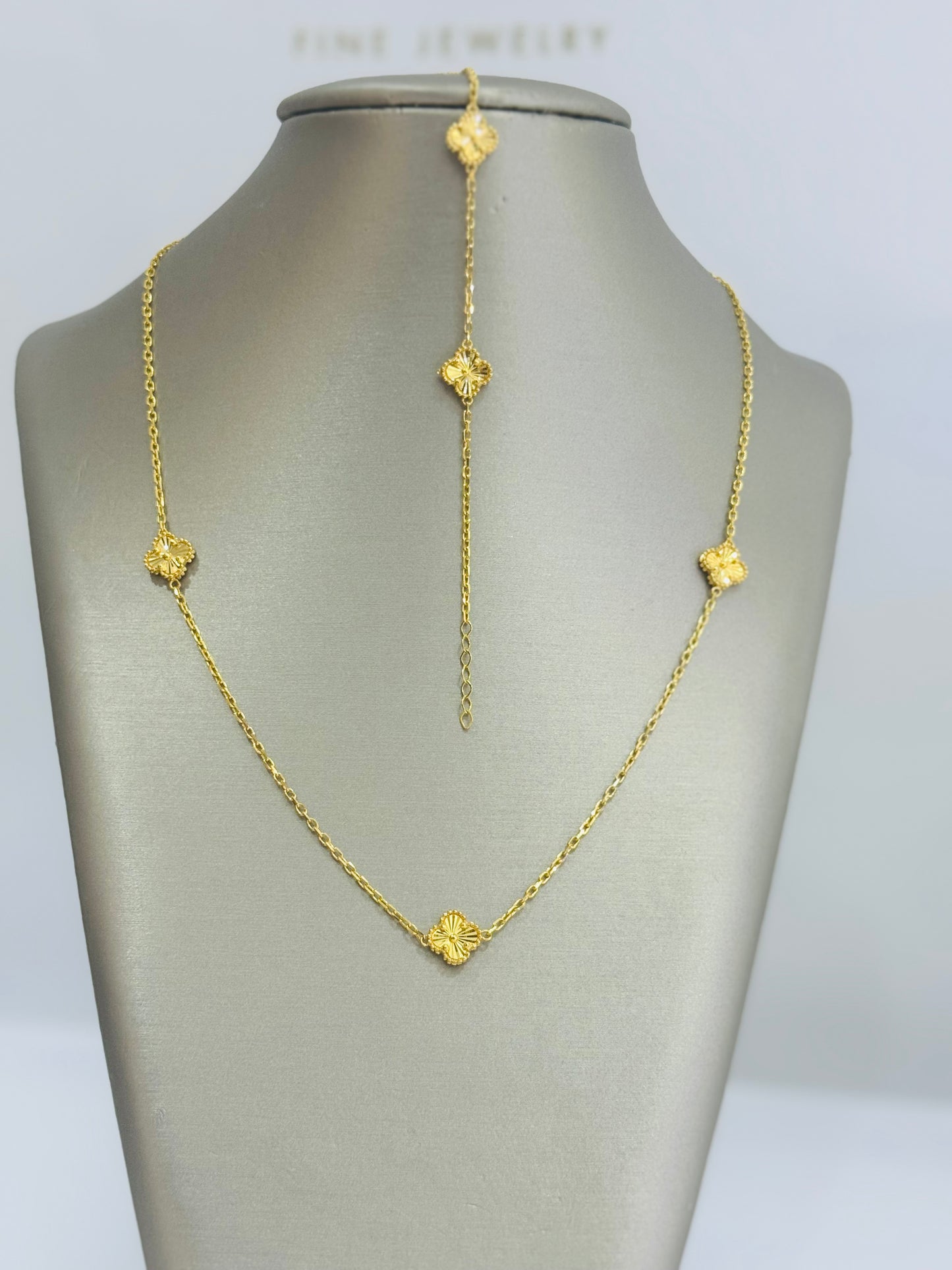 21K Gold Mini Flower Half Set