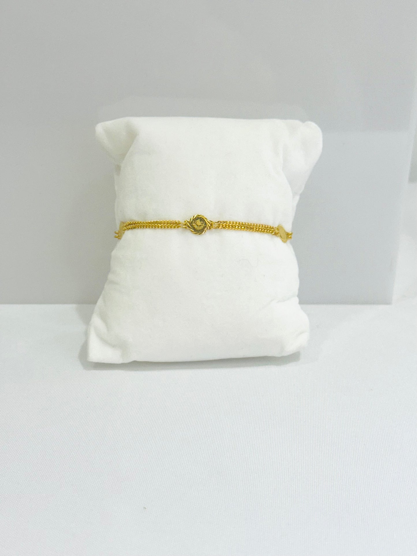 21K Gold Turkish Coin Bracelet