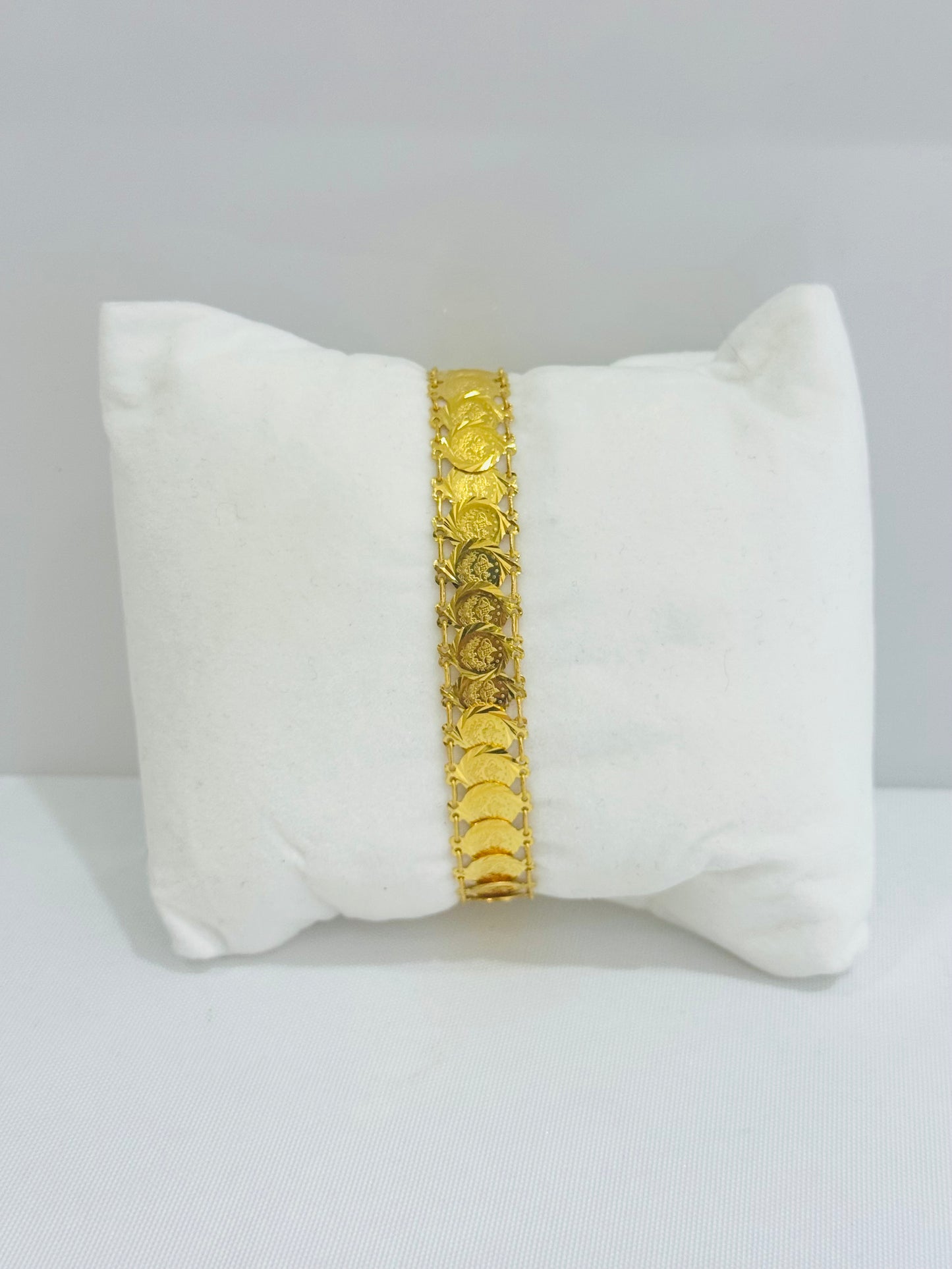 21K Gold Turkish Coin Bracelet
