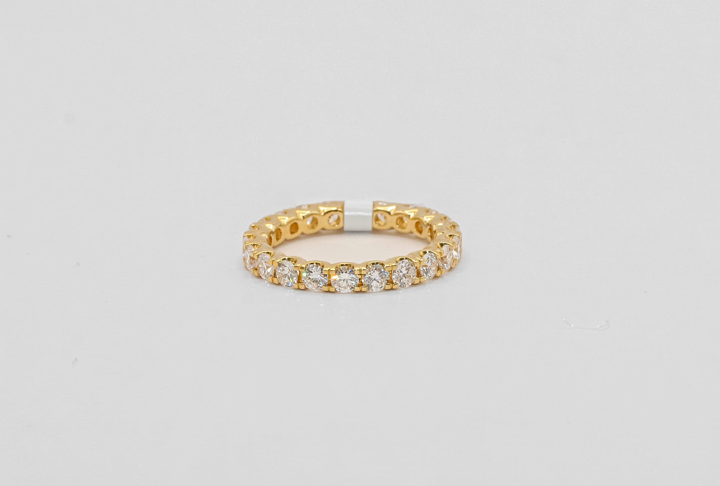 14K Gold Diamond Eternity Band Ring