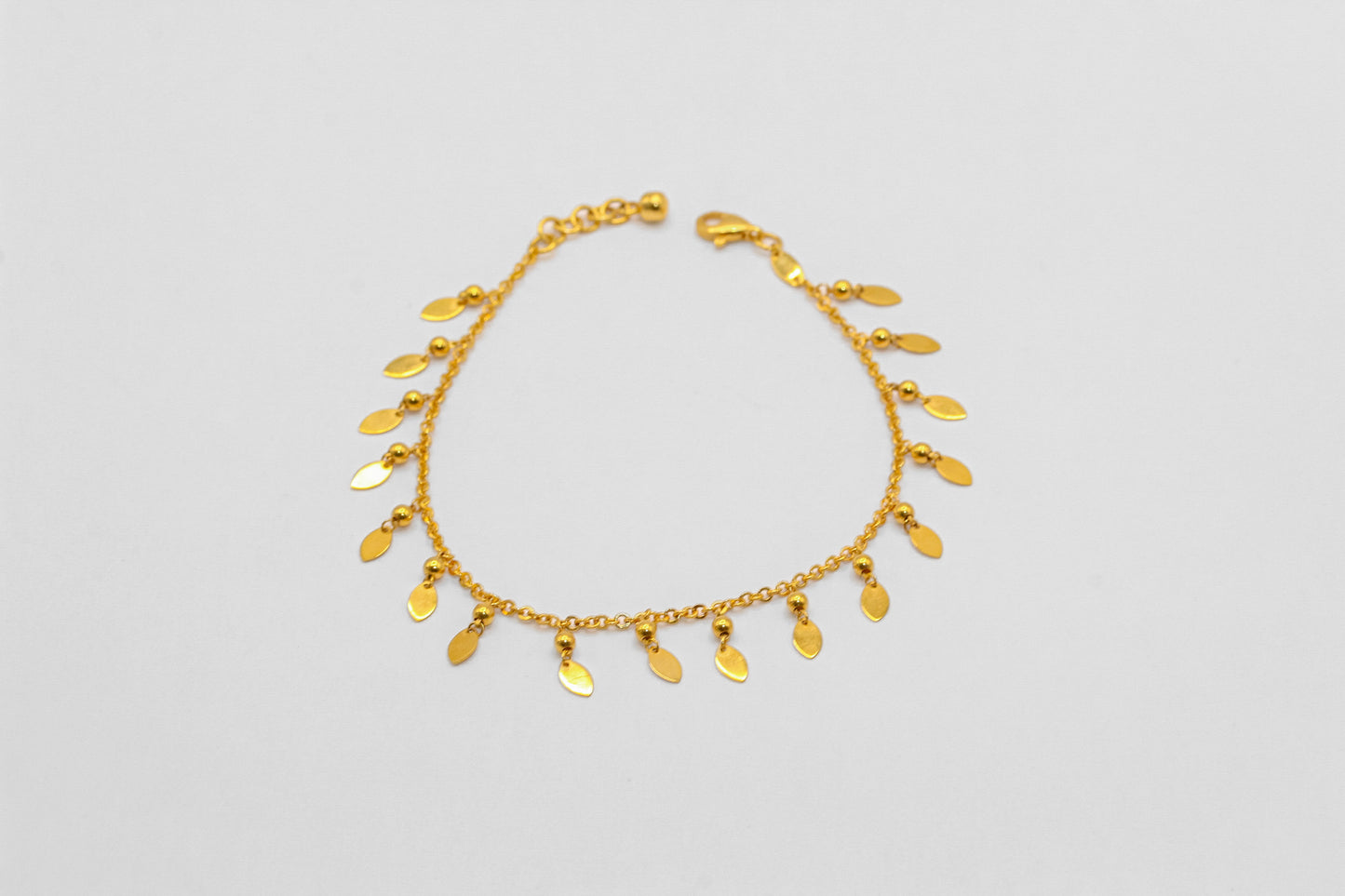 21K Gold Charm Bracelet