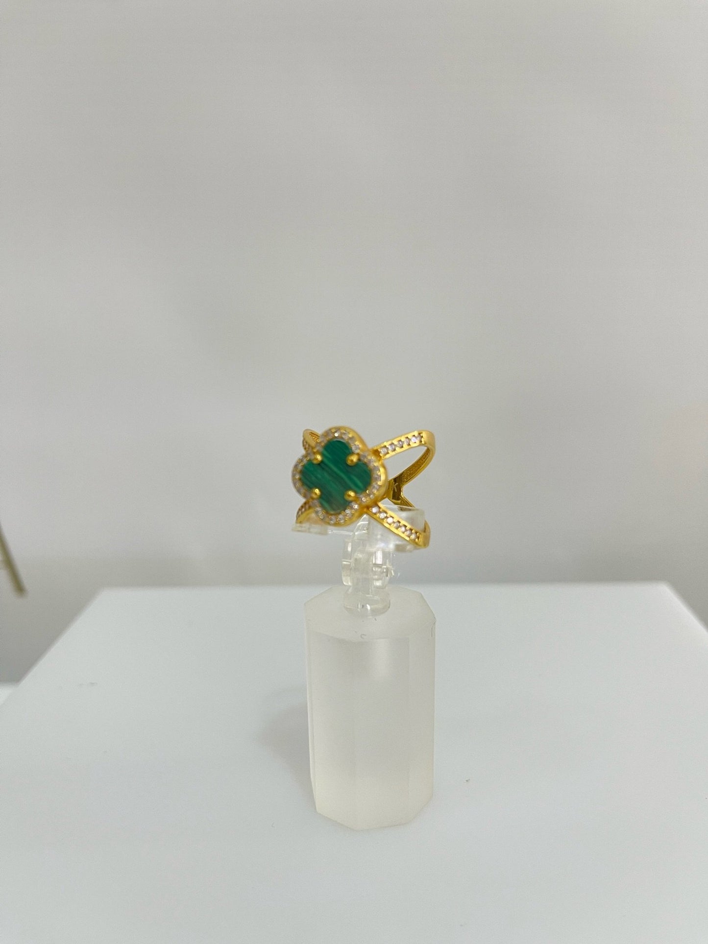 21k Gold Malachite Ring