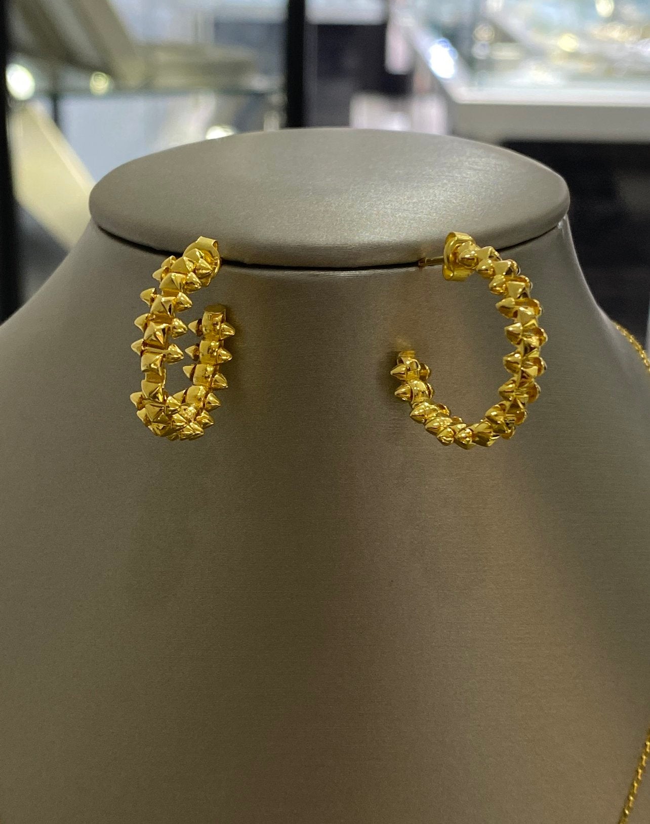 21k Gold Simple Set