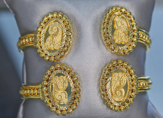 21K Gold Lady Futuna Himo Bracelet