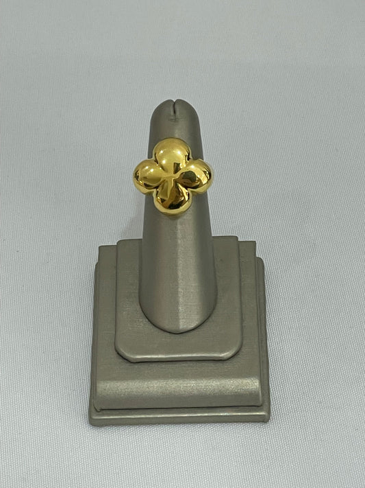 21K Gold Clover Ring