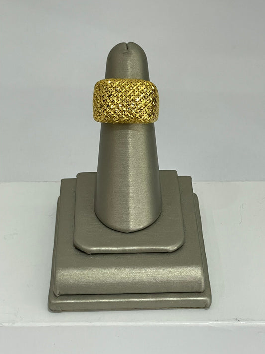 21K Gold Modern Ring