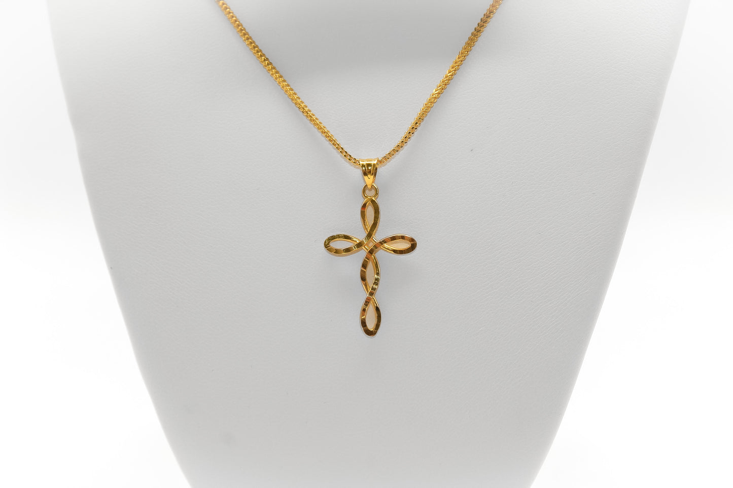 21K Gold Cross Pendant
