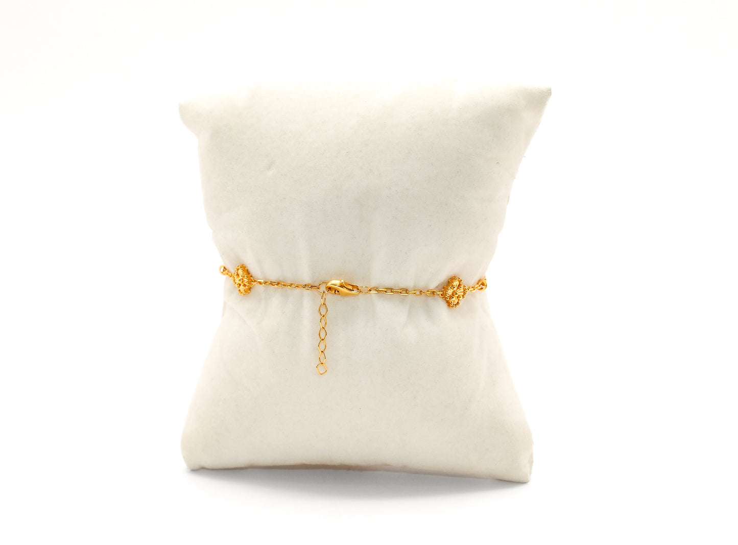 21K Gold Flower Bracelet