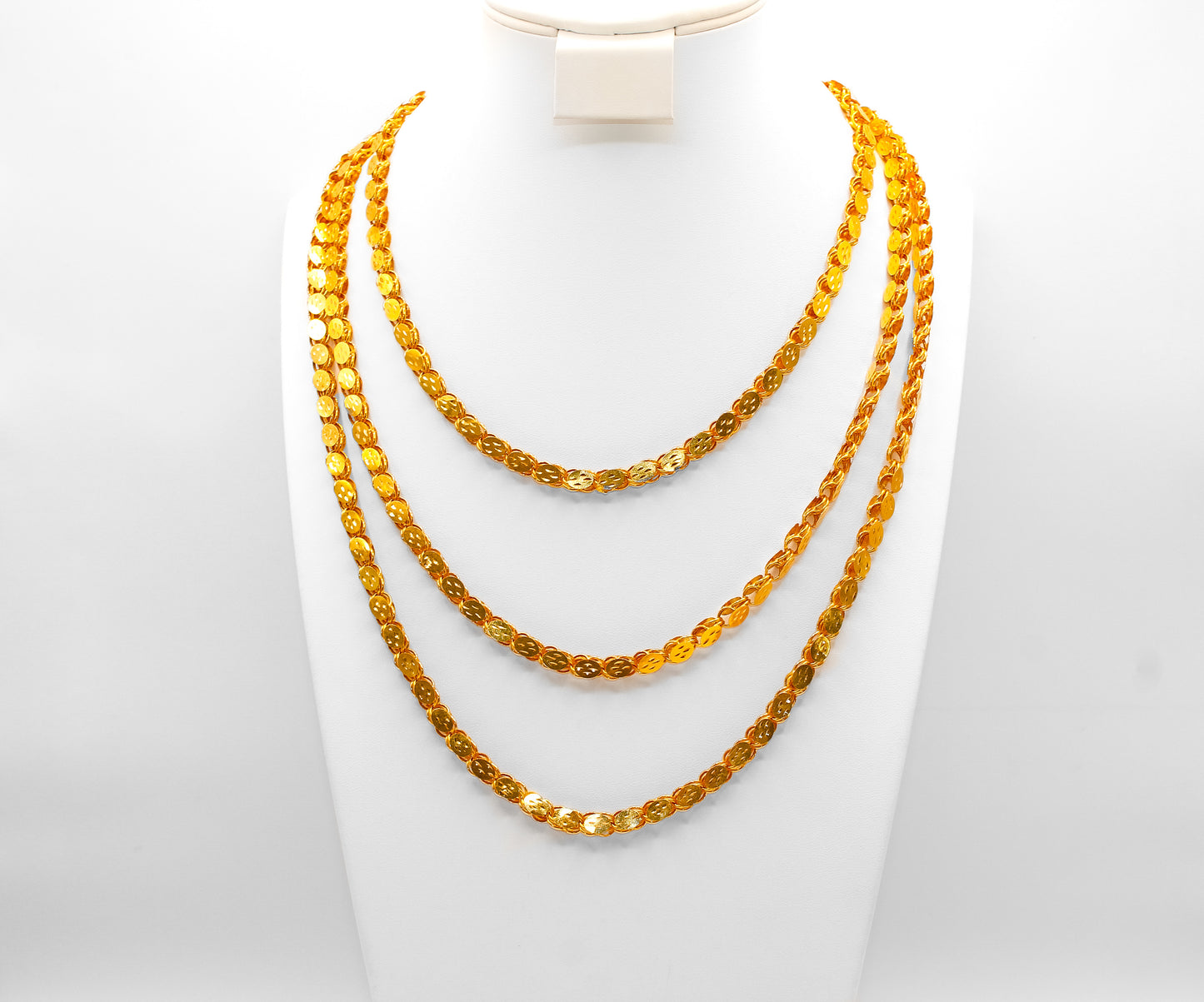 21K Gold Two Meter Halabi Necklace