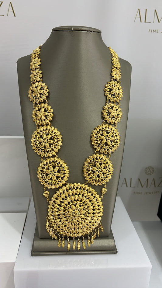 21k Gold Jewelry Necklace