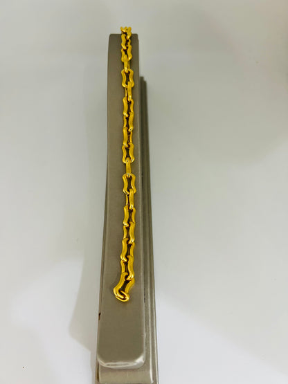 21k Gold Link Bracelet