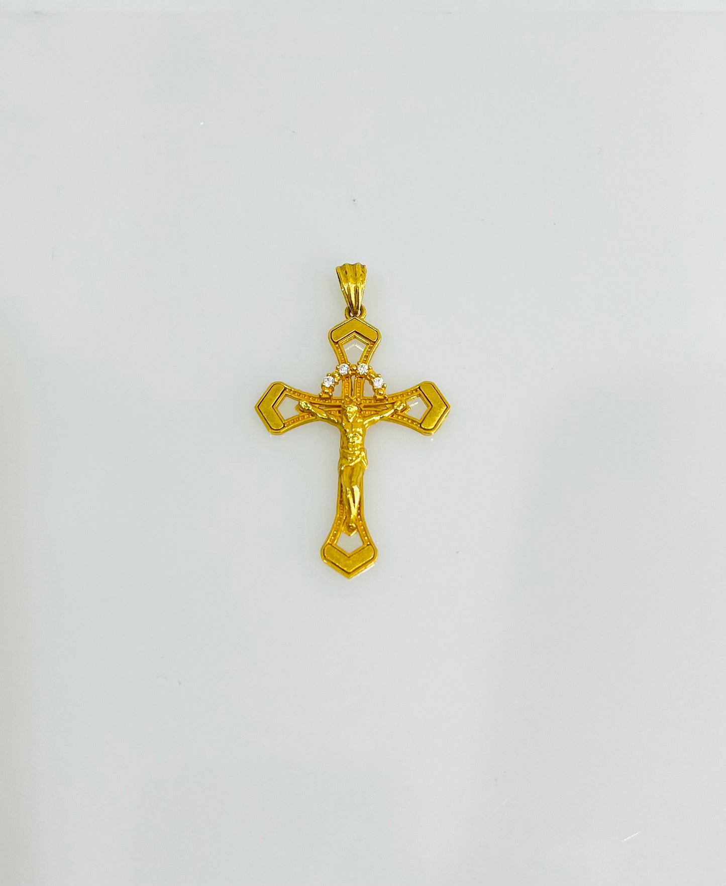 21k Gold Cross Pendant