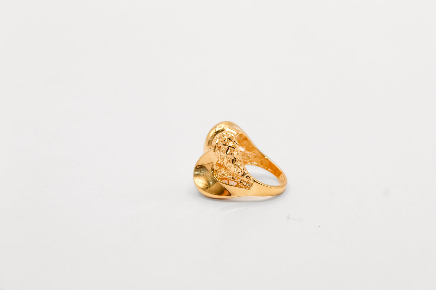 18K Gold Dome Ring