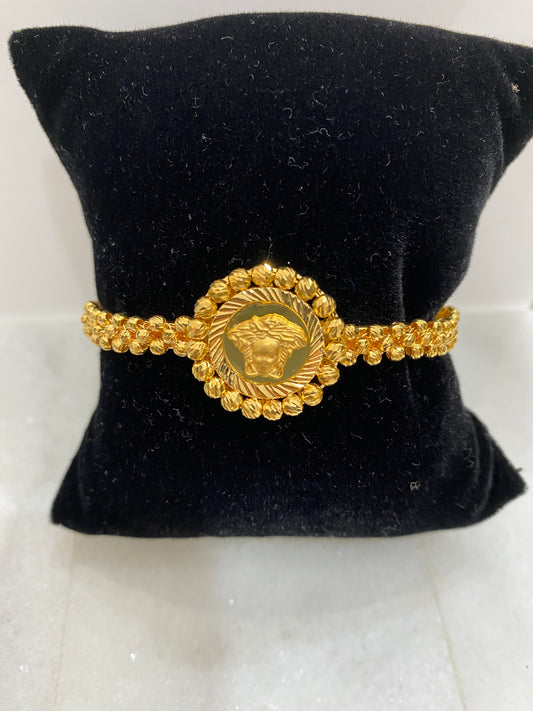 21k Gold Bangle Bracelet