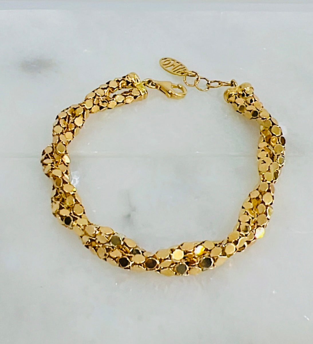 18k Gold Himo twisted Bracelet