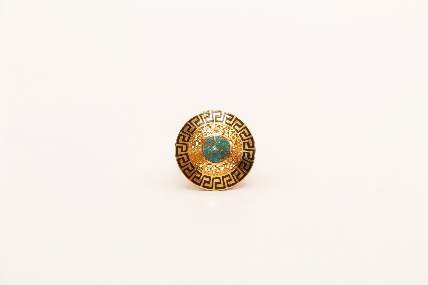 21K Gold Round Ring