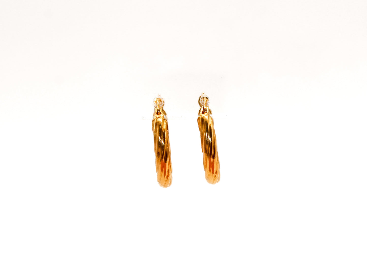 21k gold small Hoop earrings
