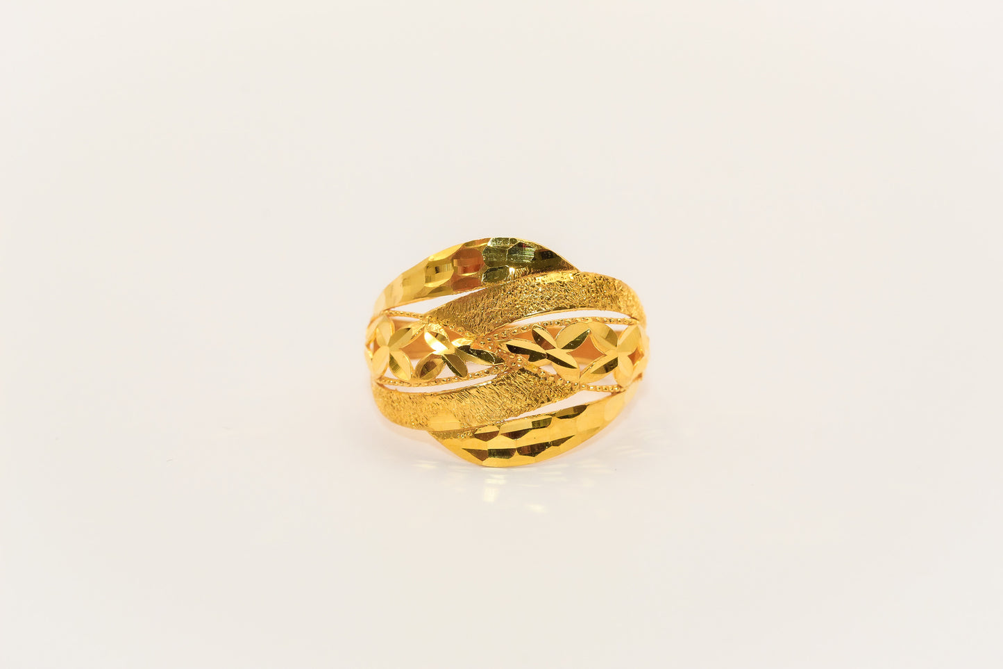 21K Gold Filigree Ring