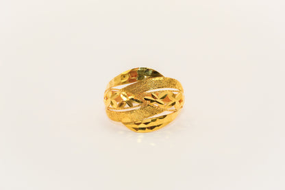 21K Gold Filigree Ring