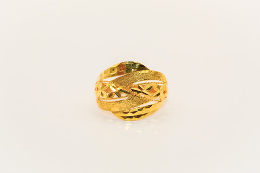 21K Gold Filigree Ring