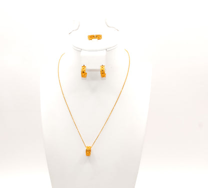 21K Gold Simple Set