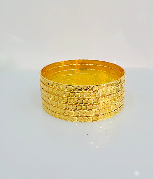 21K Gold Bangle Bracelets
