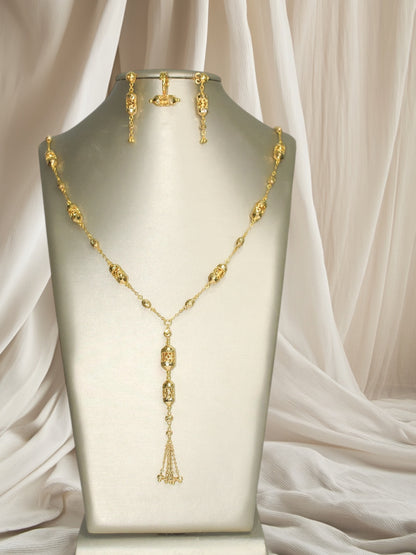 21k Gold long Masbaha Set