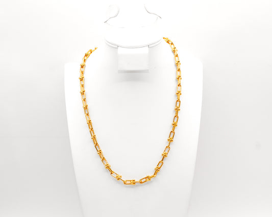 21K Link Necklace