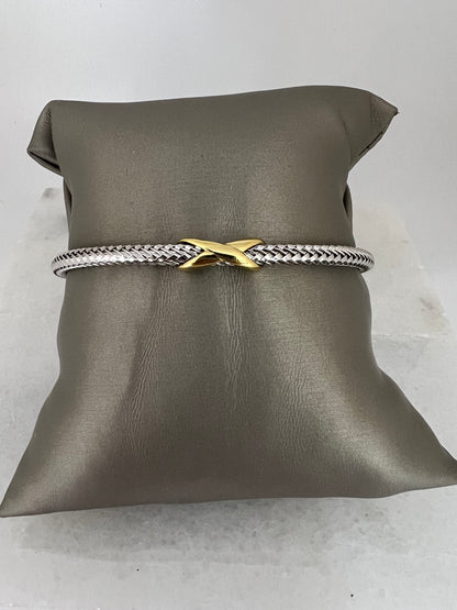 18k White Gold Cuff Bracelet